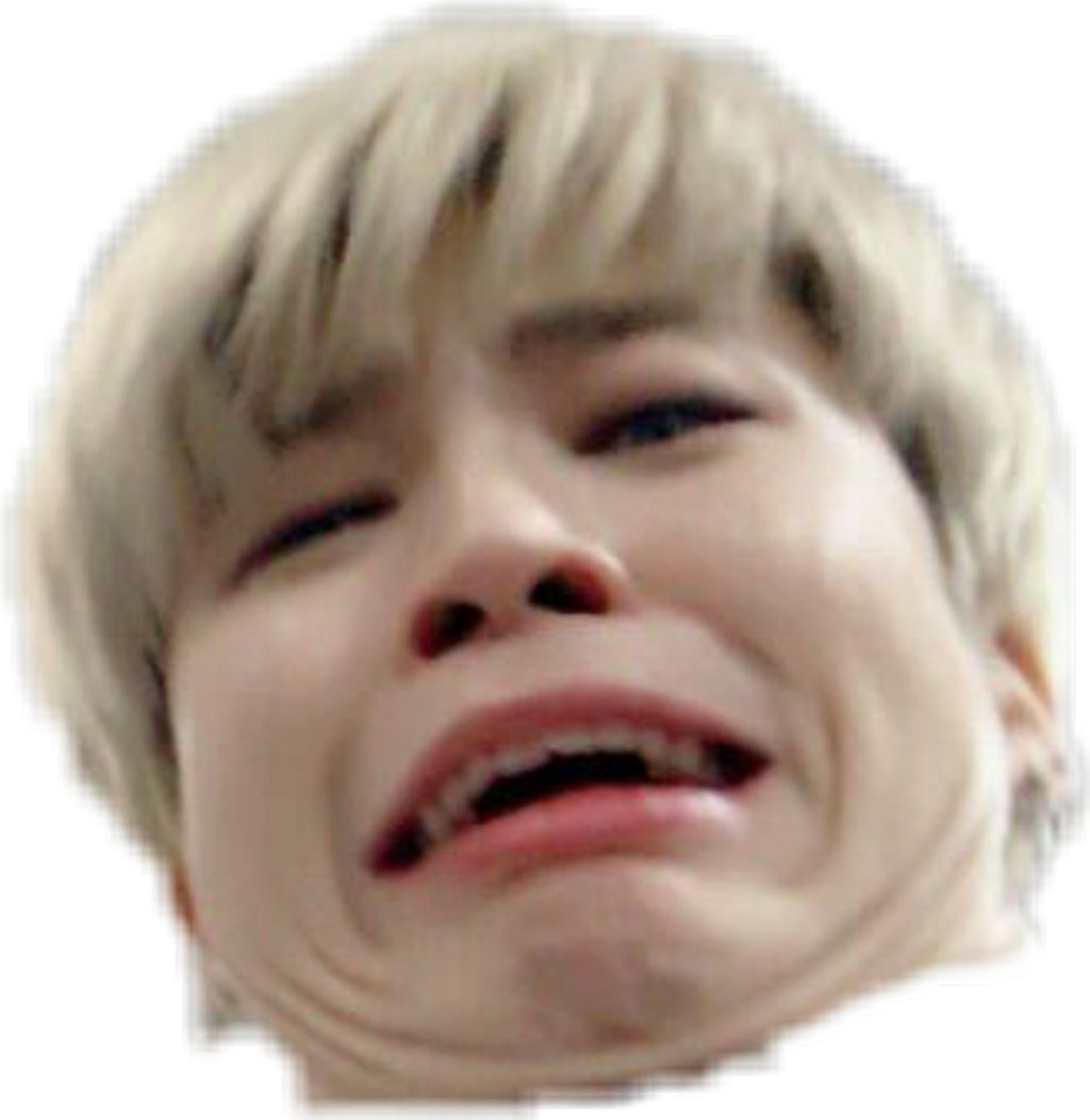 Jimin Funny Face Expression PNG Image