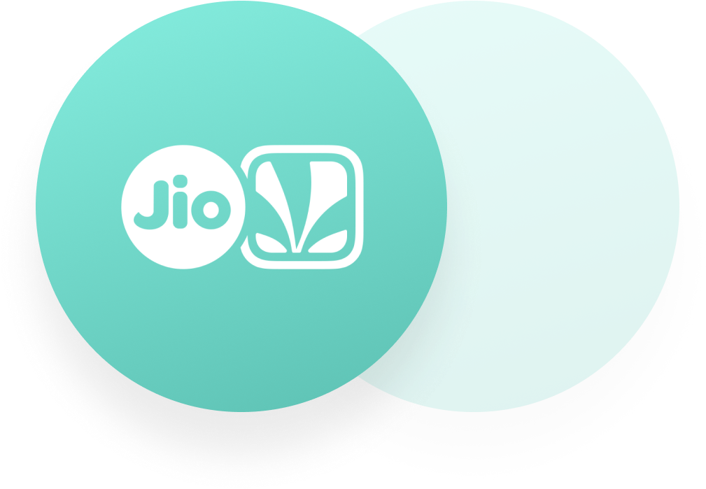 Jio Logo Overlapping Circles PNG Image