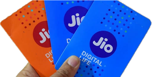 Jio S I M Cards Variety PNG Image