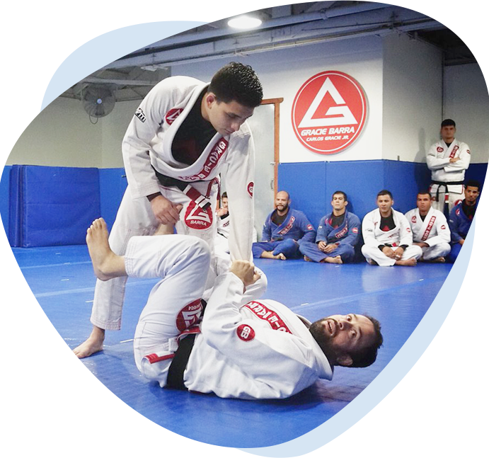 Jiu Jitsu Training Session PNG Image