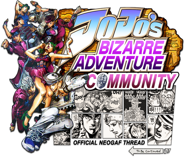 Jo Jos Bizarre Adventure Community Graphic PNG Image