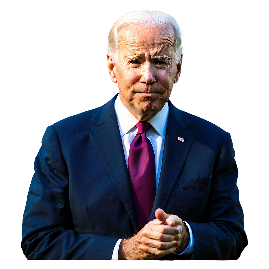 Joe Biden Serious Expression Png Trc PNG Image