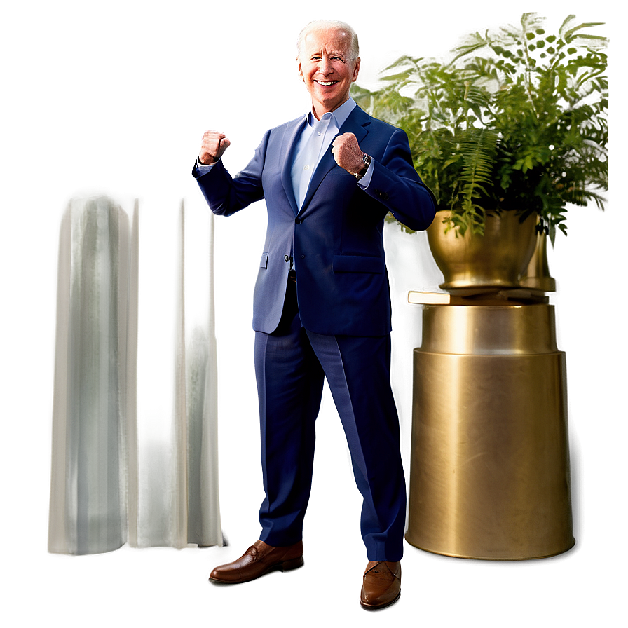 Joe Biden Victory Pose Png Foy85 PNG Image