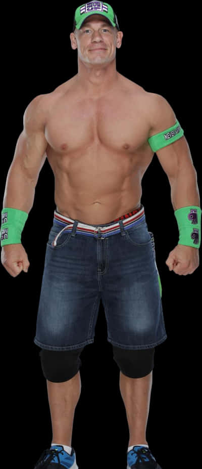 John Cena W W E Pose PNG Image