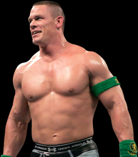 John Cena Wrestling Pose PNG Image