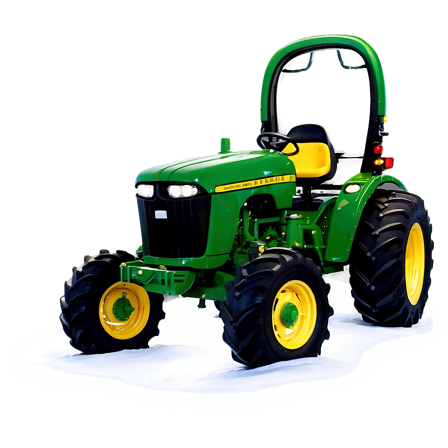 John Deere Tractor With Christmas Lights Png Mie99 PNG Image