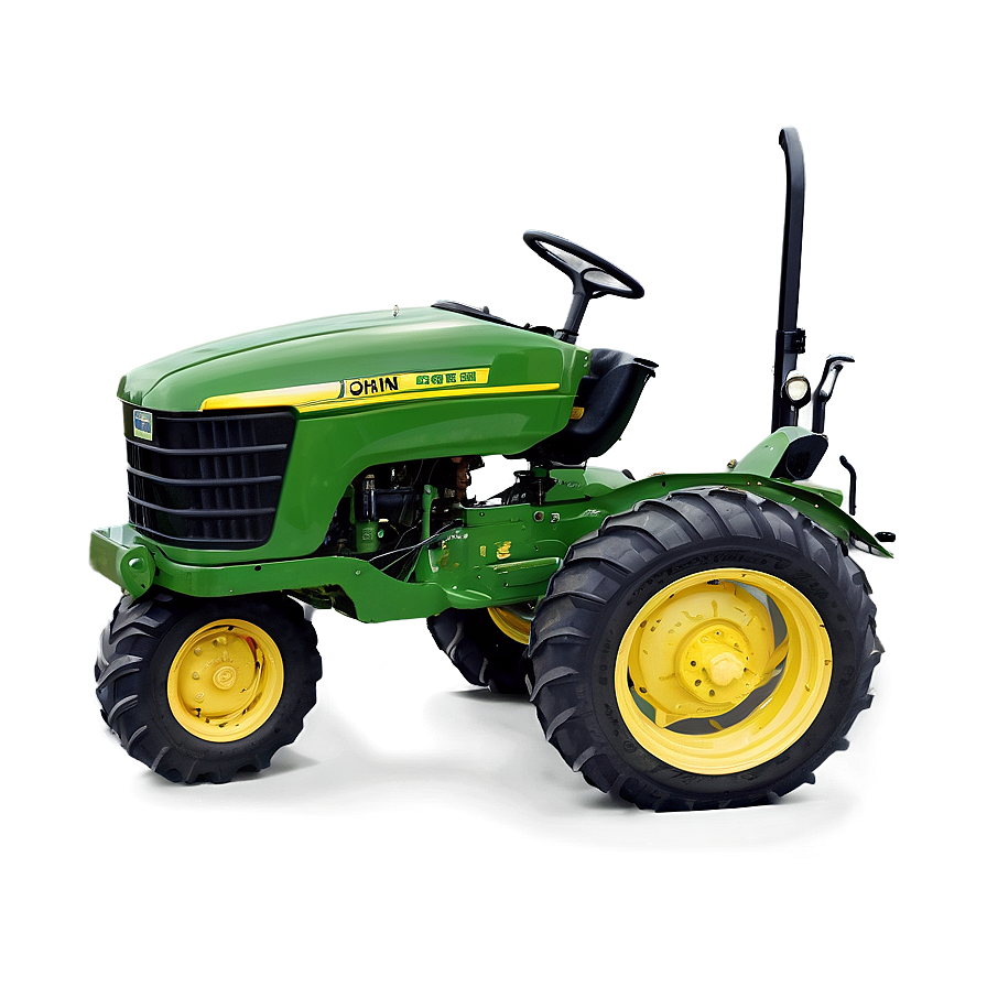 John Deere Tractor With Front Basket Png Efw47 PNG Image