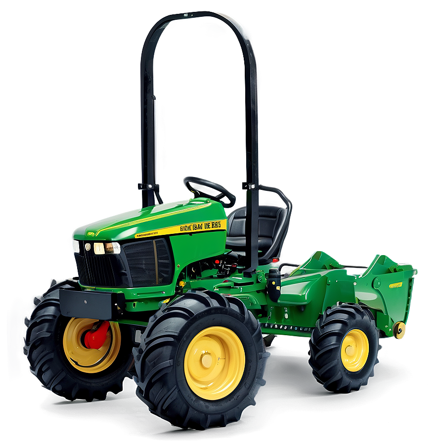 John Deere Tractor With Plow Png Tfa PNG Image