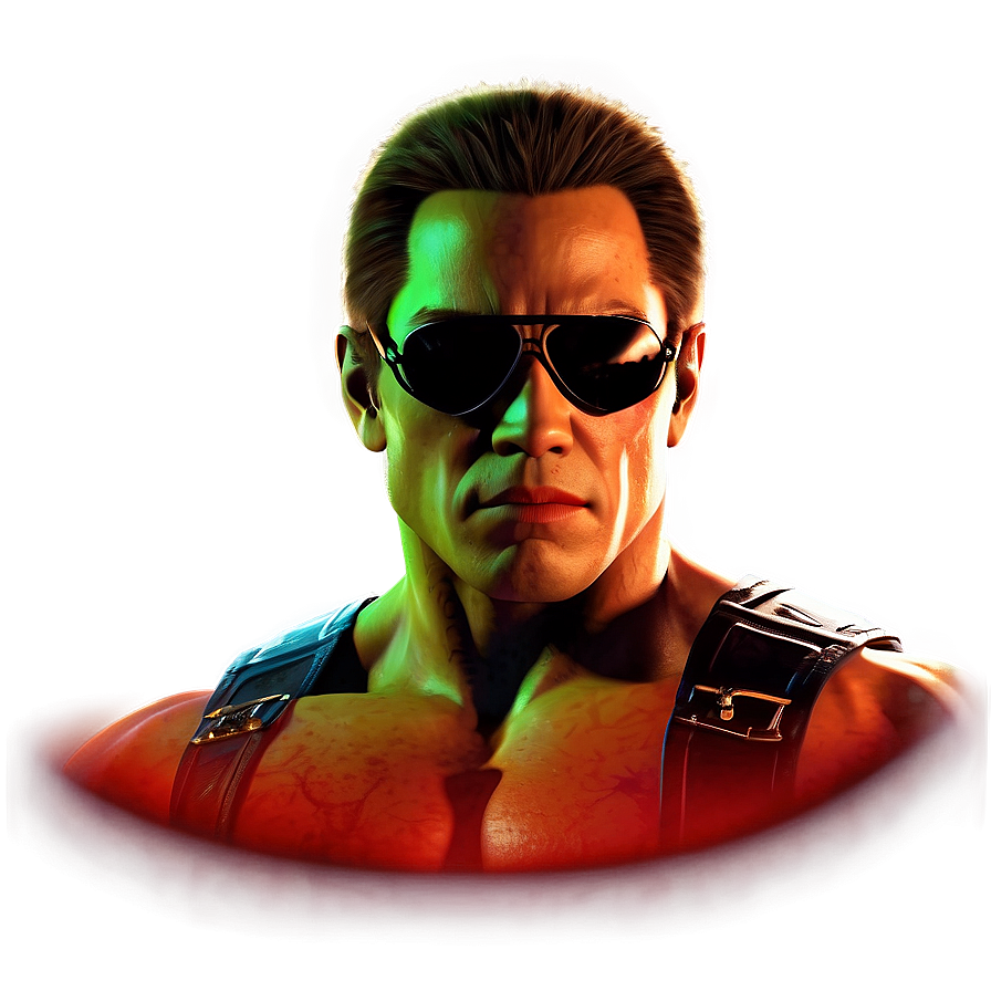 Johnny Cage Game Cover Art Png Eyx PNG Image