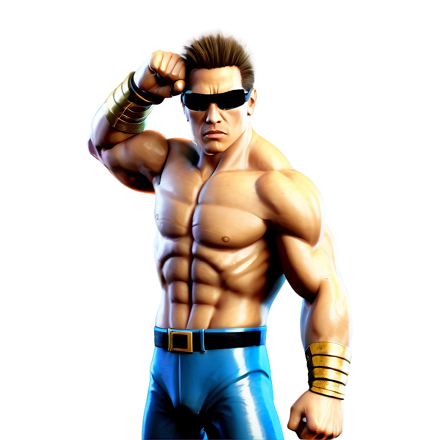 Johnny Cage Victory Stance Png Ind PNG Image