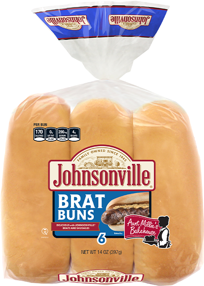 Johnsonville Brat Buns Packaging PNG Image