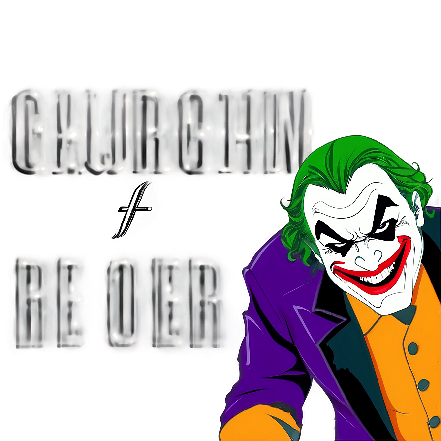 Joker Black And White Png 05212024 PNG Image