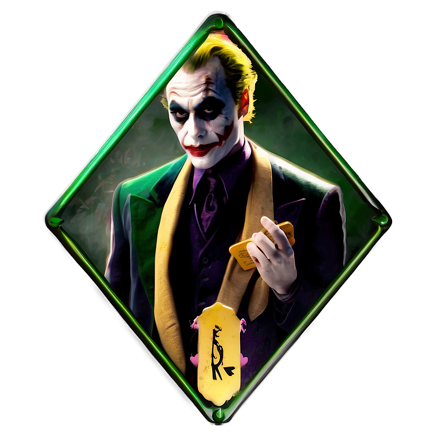 Joker Card Design Png 4 PNG Image