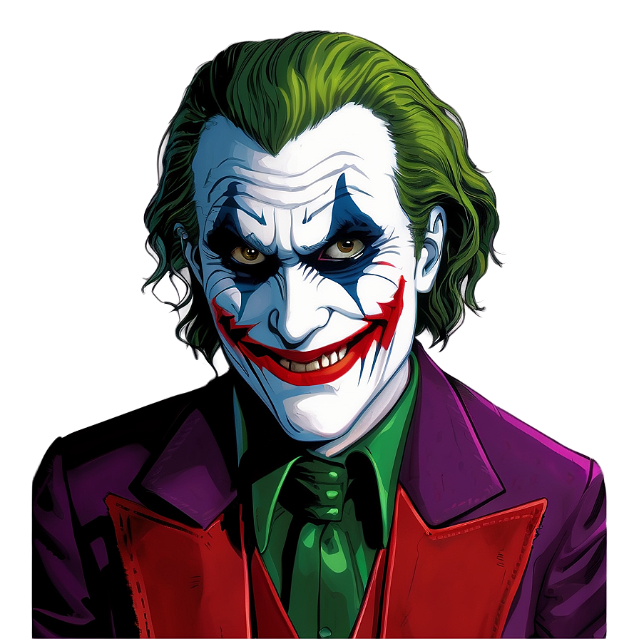 Joker's Diabolical Smile Png Tmu65 PNG Image