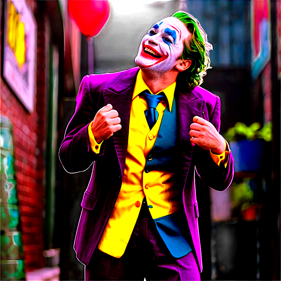 Joker's Gleeful Laugh Png Jse2 PNG Image