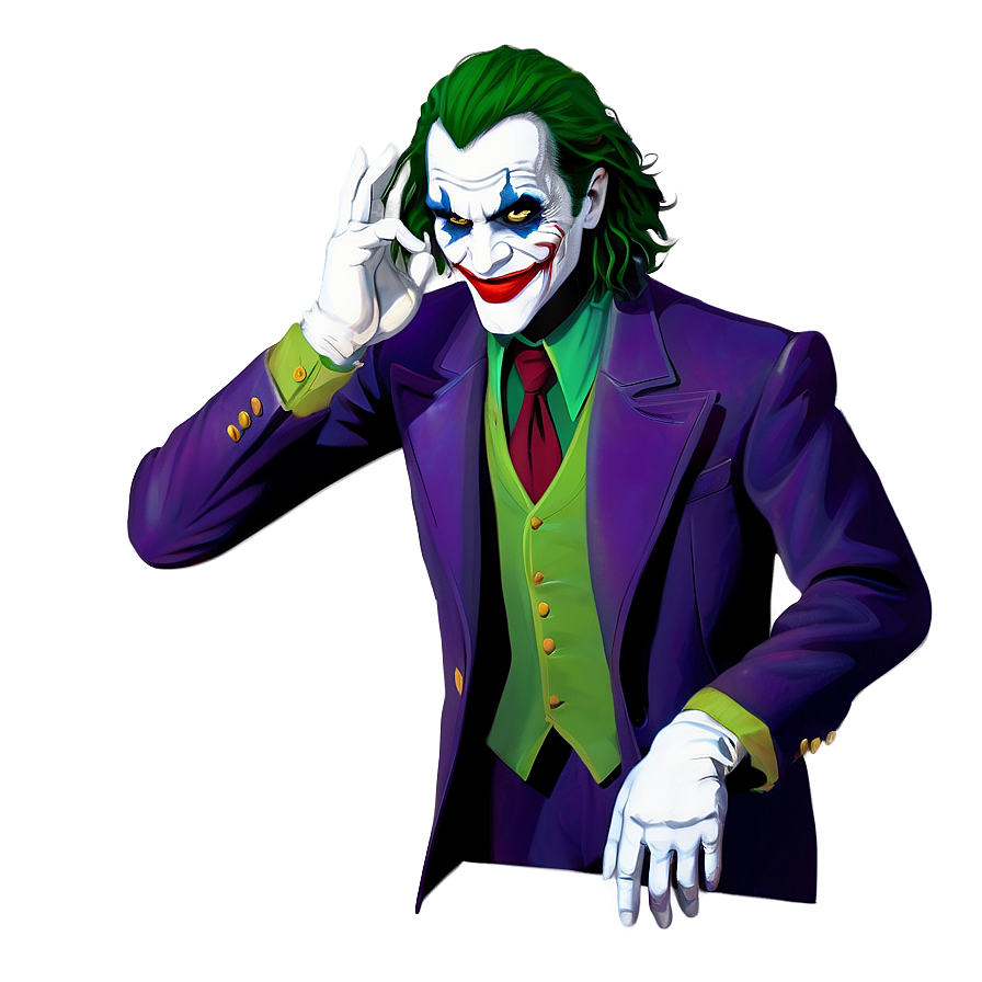 Joker's Mysterious Shadow Png Hxi PNG Image