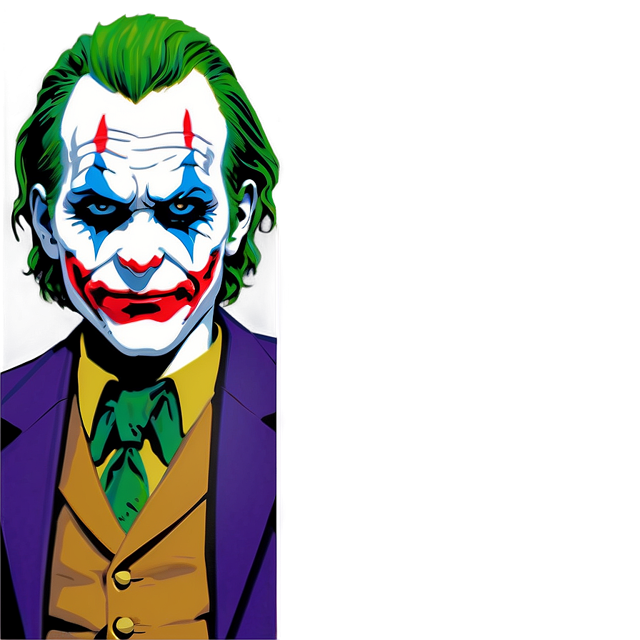 Joker's Scheming Face Png 22 PNG Image