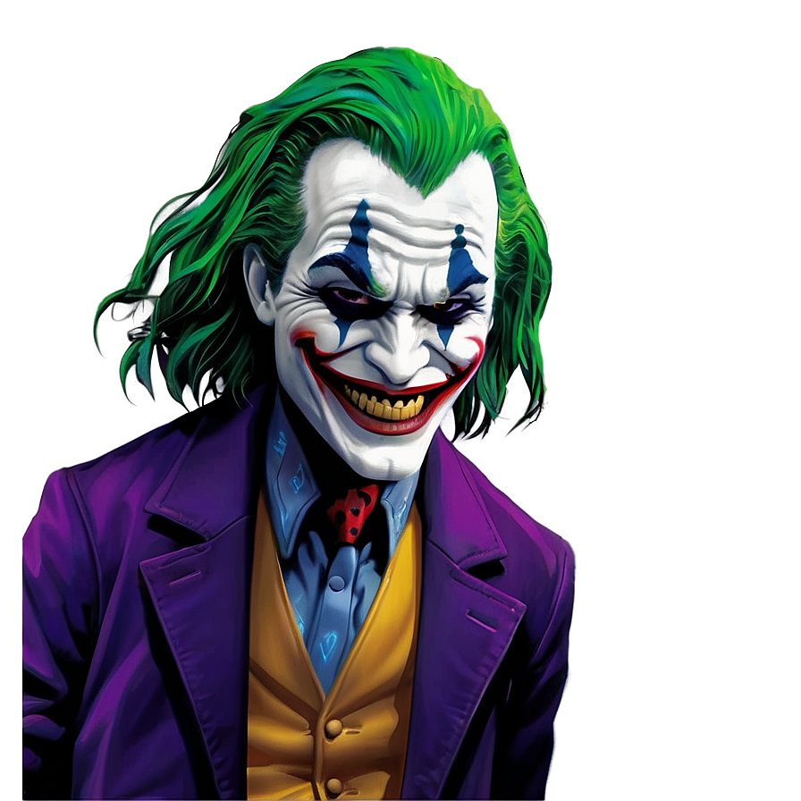 Joker's Sinister Laugh Png 06122024 PNG Image