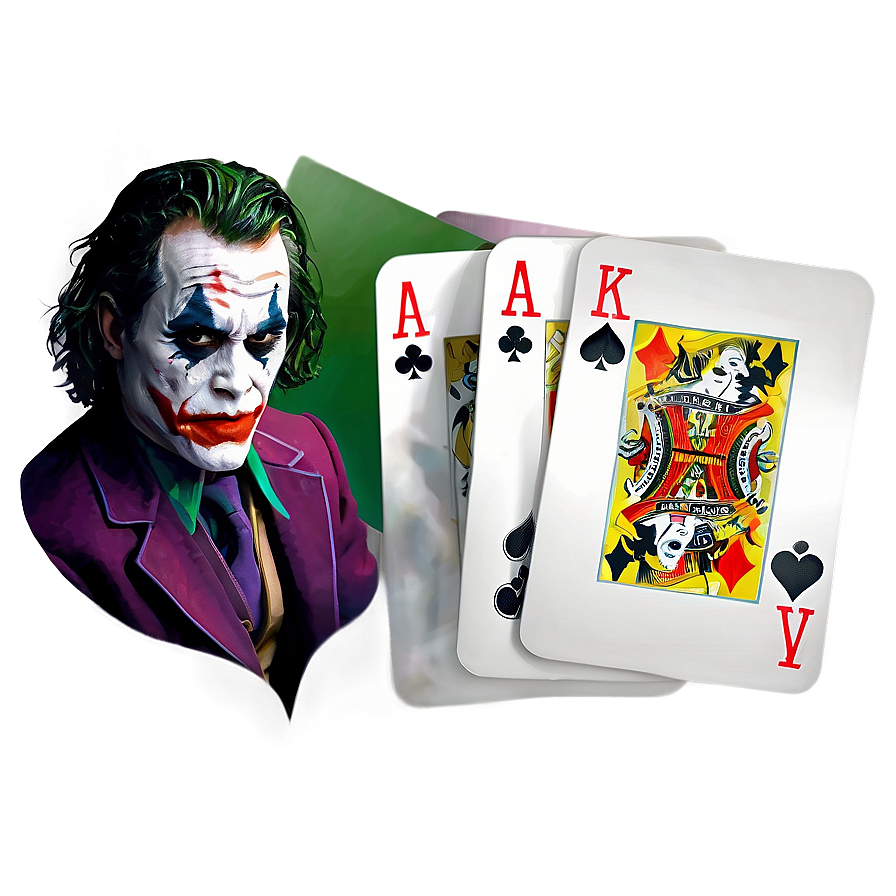 Joker With Playing Cards Png Odo PNG Image