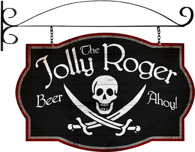 Jolly Roger Beer Sign PNG Image