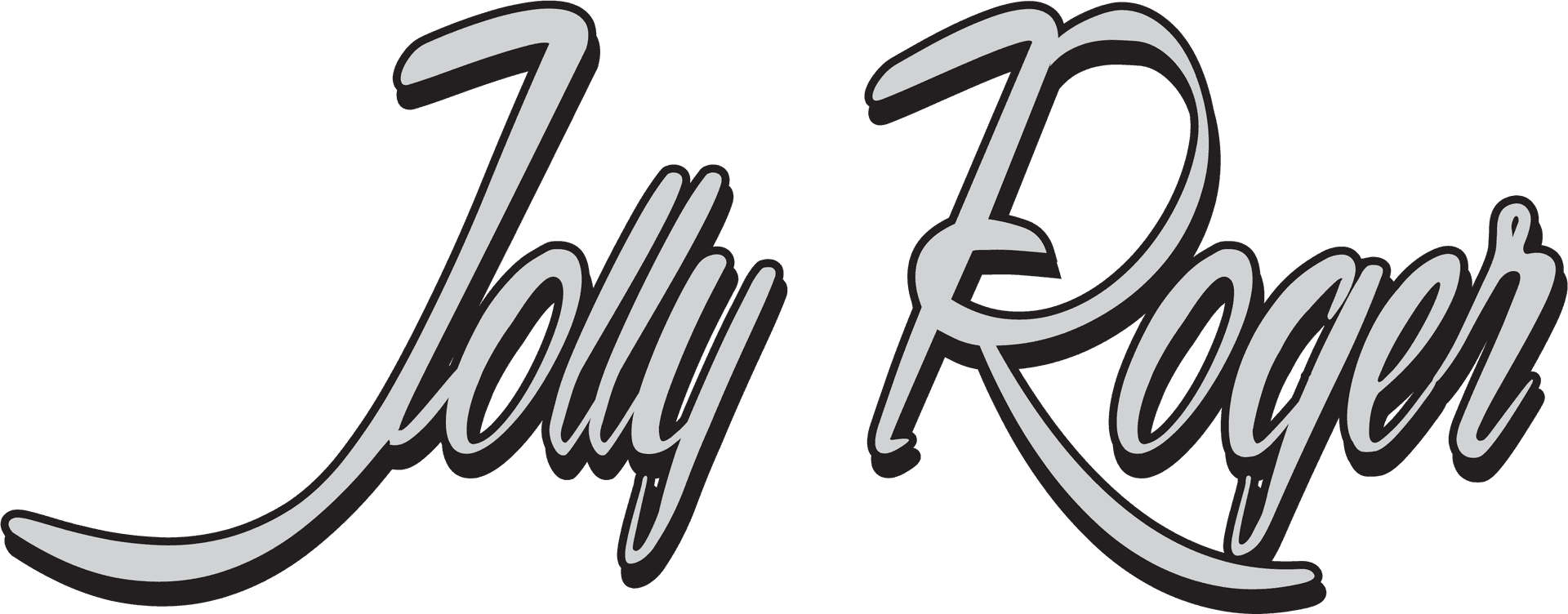 Jolly Roger Calligraphy Logo PNG Image