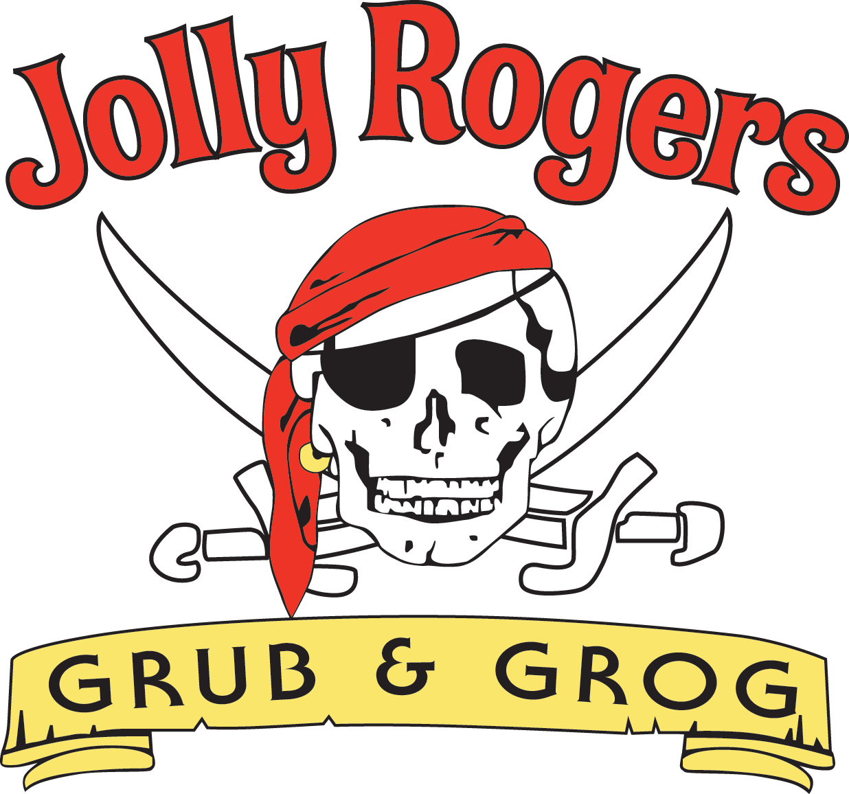 Jolly Rogers Gruband Grog Logo PNG Image