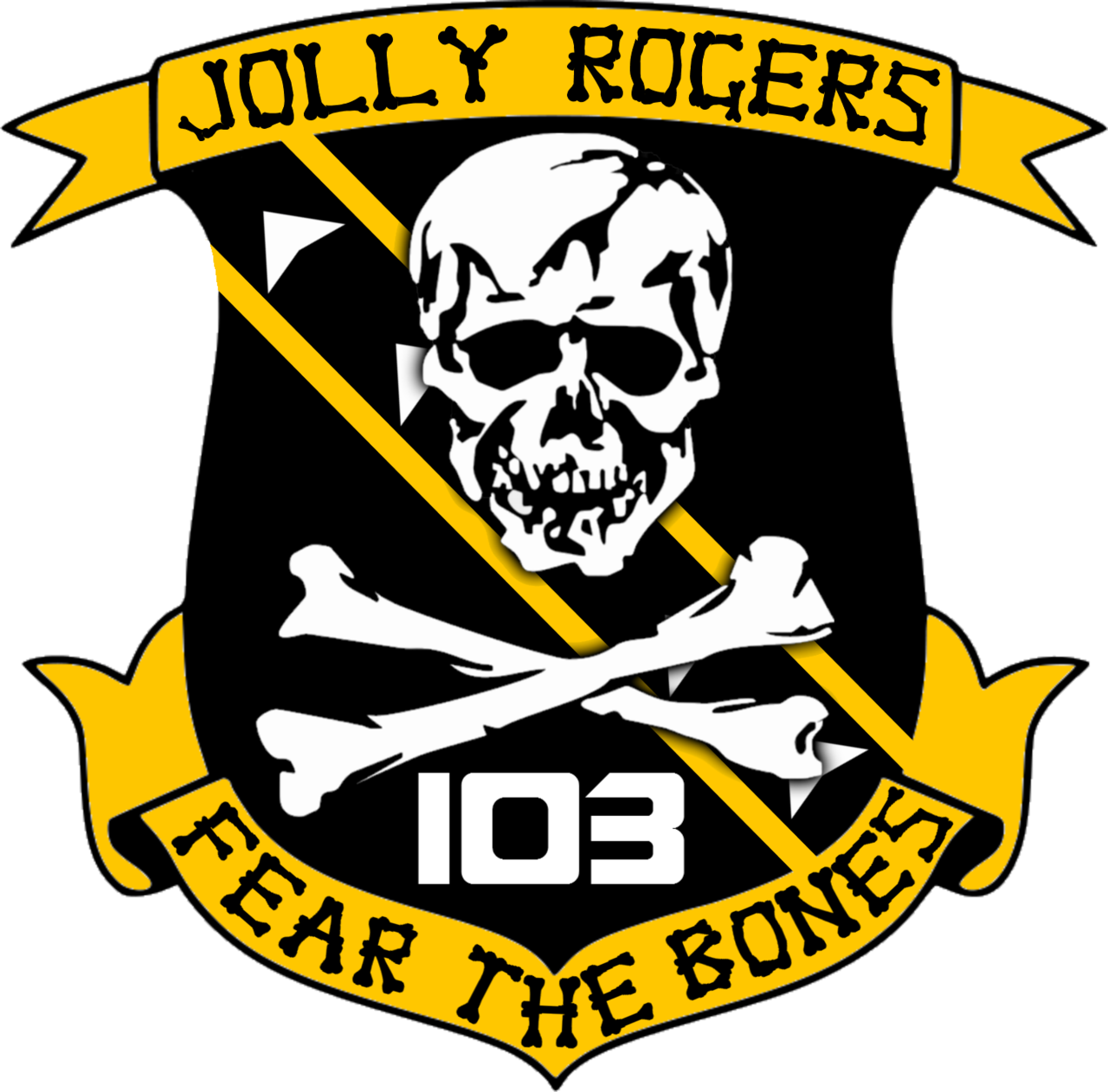 Jolly Rogers103 Fear The Bones Emblem PNG Image