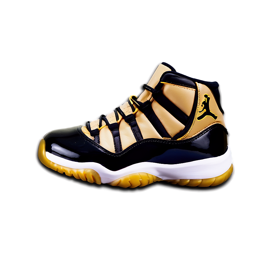 Jordan 11 Metallic Gold Coin Png Dan PNG Image