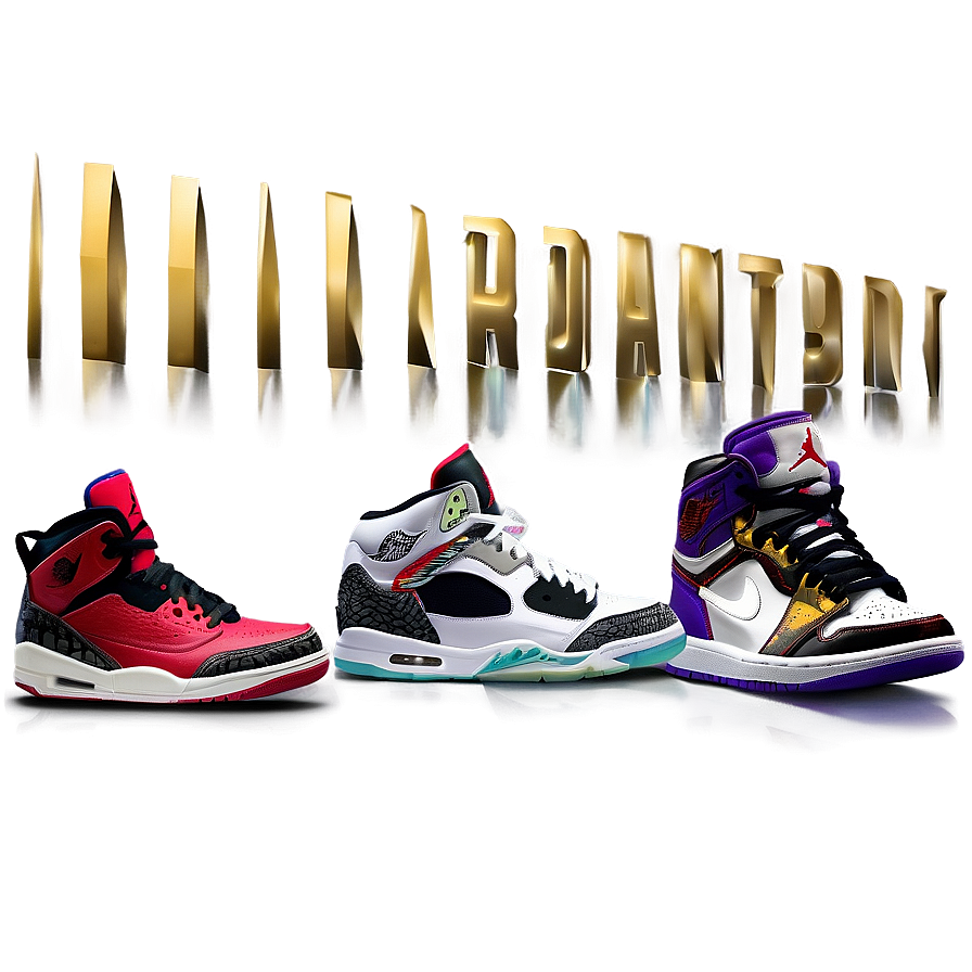 Jordan Shoes Collection Png 06122024 PNG Image