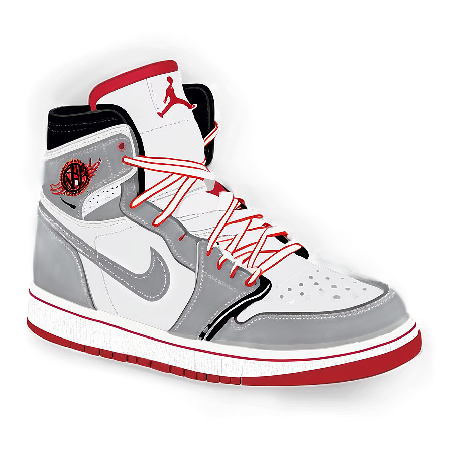 Jordan Shoes Illustration Png 23 PNG Image