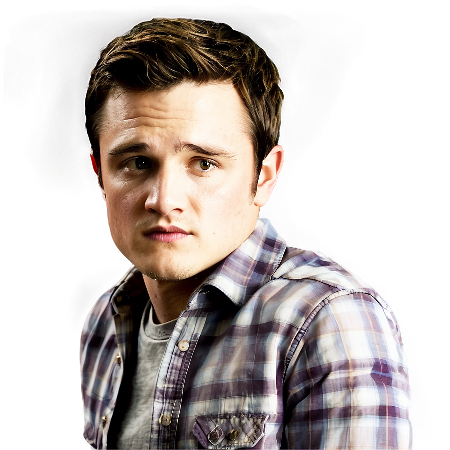 Josh Hutcherson Interview Look Png 68 PNG Image