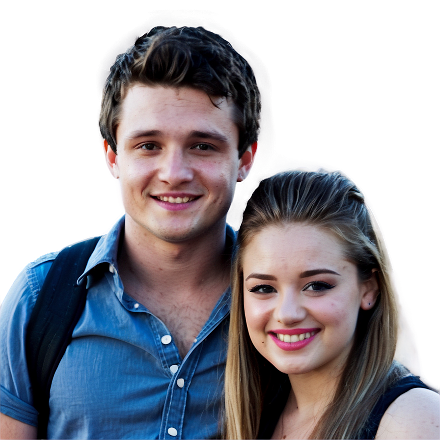 Josh Hutcherson With Fans Png Cgg41 PNG Image