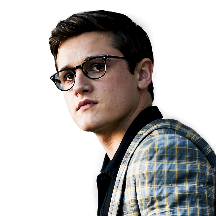 Josh Hutcherson With Glasses Png 44 PNG Image