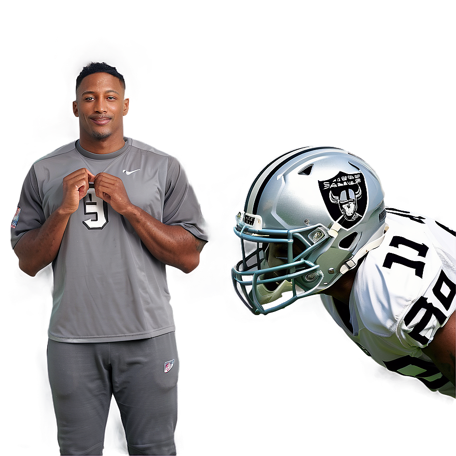 Josh Jacobs N F L Player Pose PNG Image