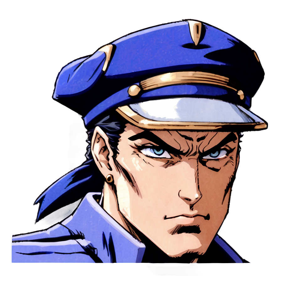 Jotaro Animated Portrait Png Uic63 PNG Image