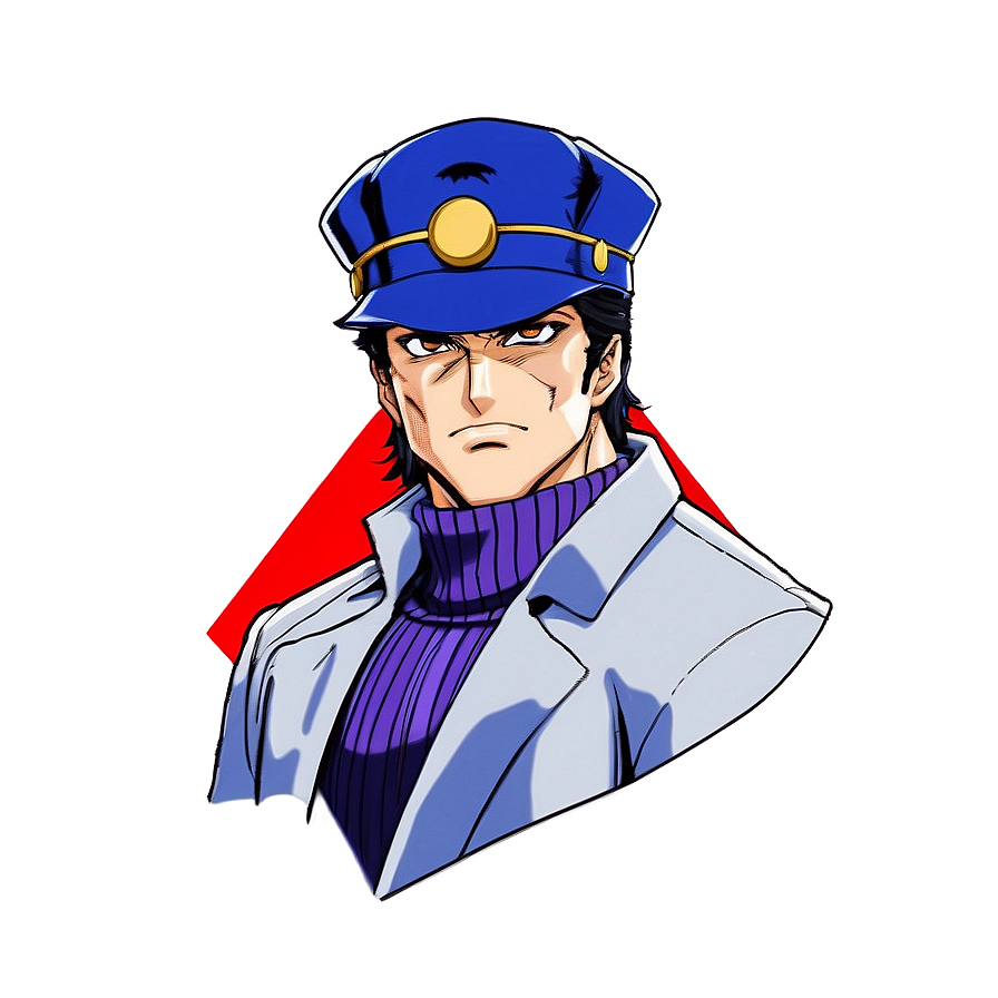 Jotaro Anime Style Png Mqx PNG Image