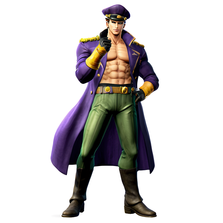 Jotaro Classic Outfit Png 06232024 PNG Image