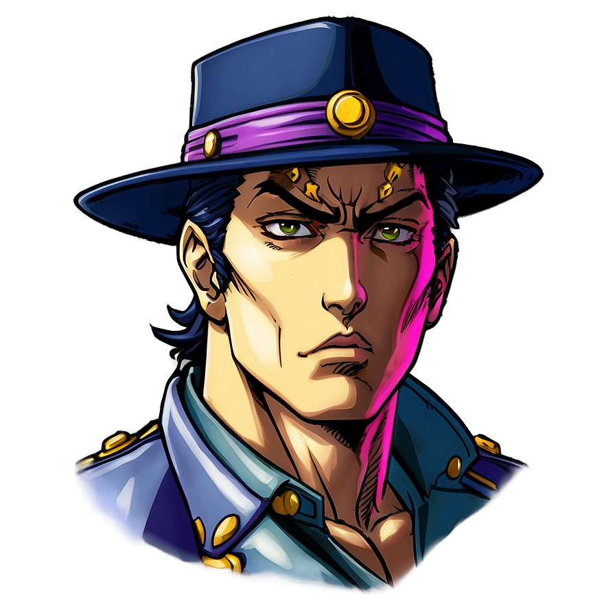 Jotaro Iconic Look Png 14 PNG Image