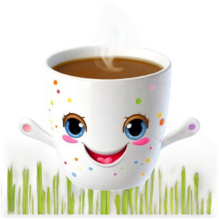 Joyful Cup Character Png Ksv96 PNG Image