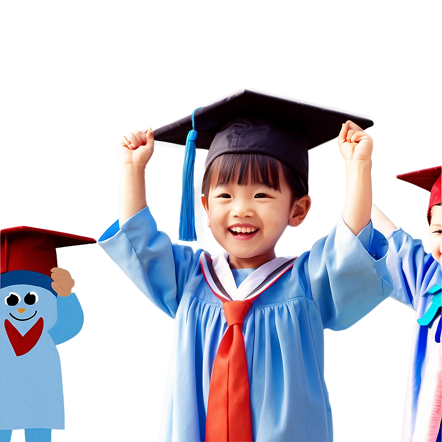 Joyful Kindergarten Graduation Celebration Png 06282024 PNG Image