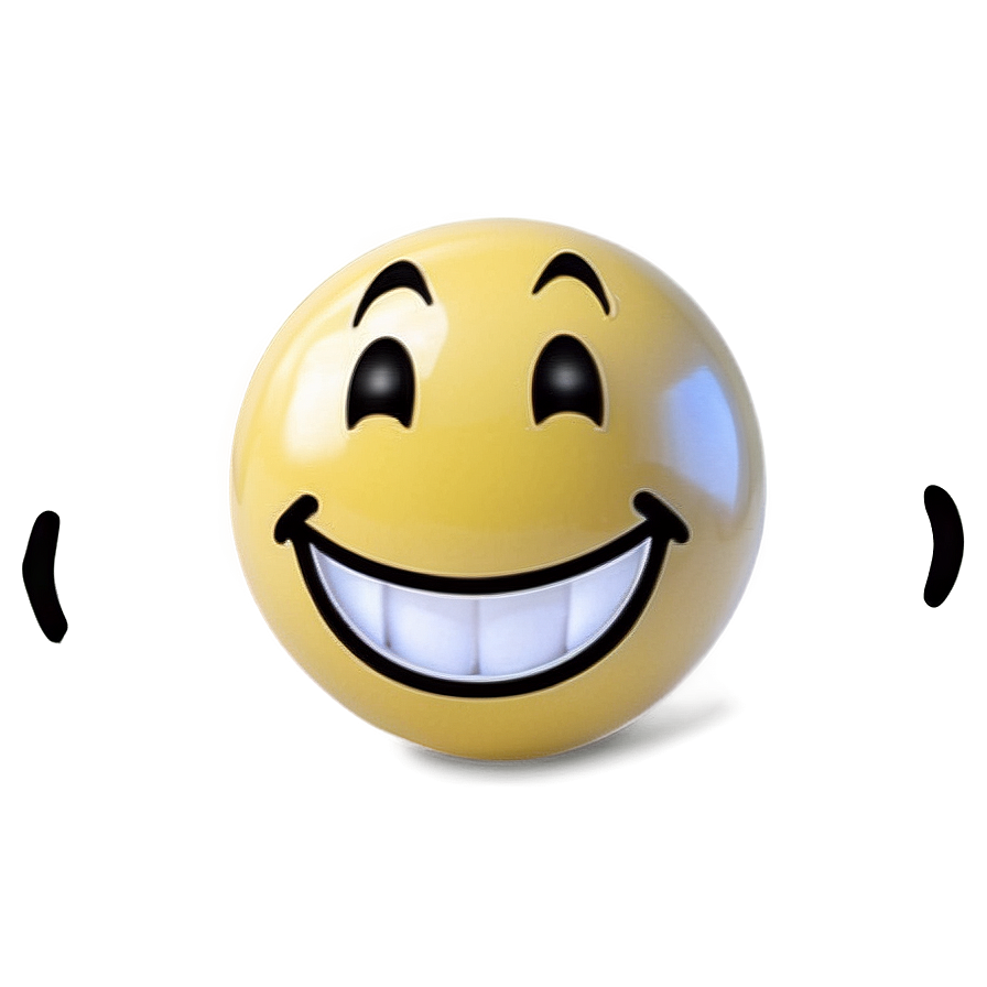 Joyful Smiley Face Adhesive Png 06272024 PNG Image