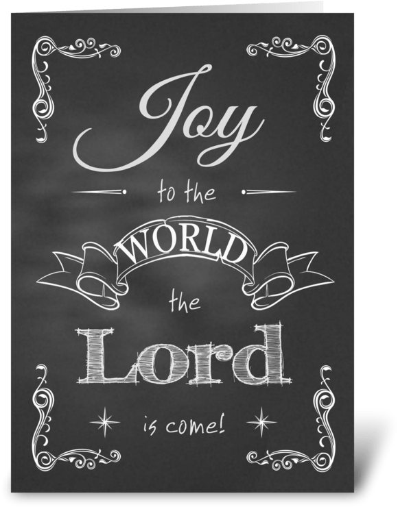 Joytothe World Chalkboard Art PNG Image