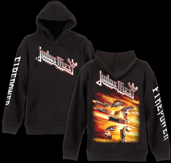 Judas Priest Band Hoodie PNG Image