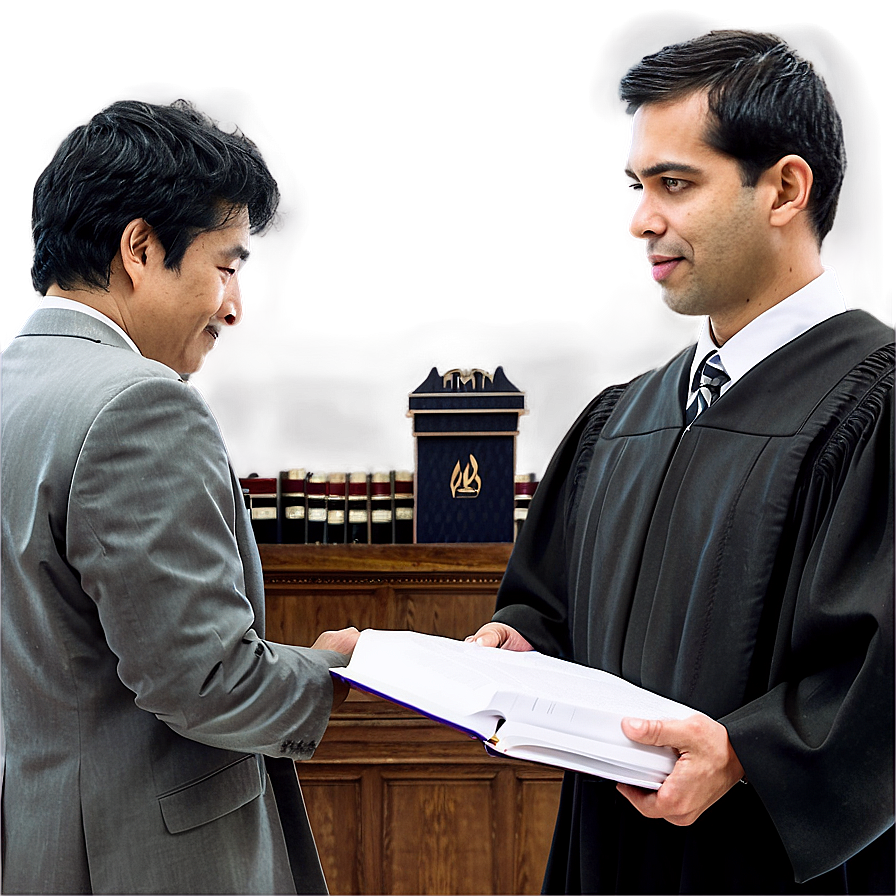 Judge And Defendant Png Vod60 PNG Image