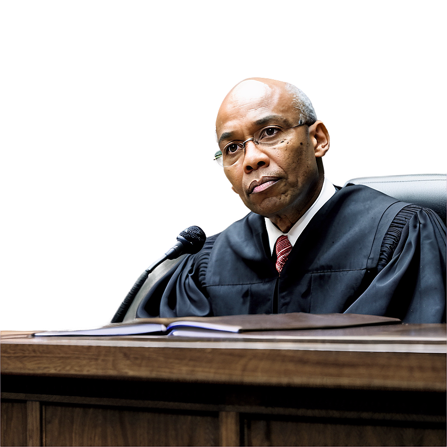 Judge Behind Bench Png Xsj PNG Image