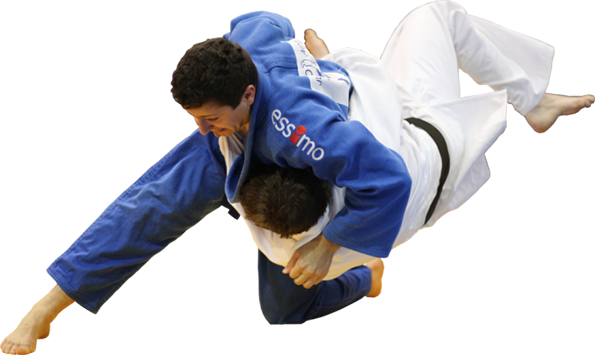 Judo Throw Action PNG Image