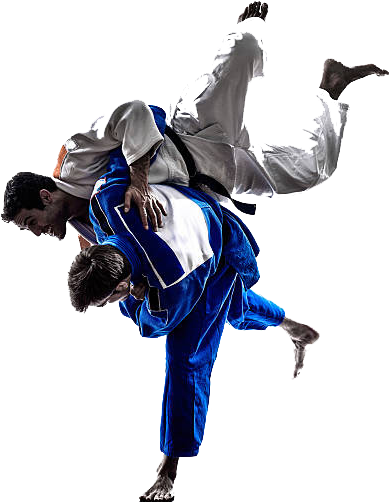 Judo Throw Action PNG Image