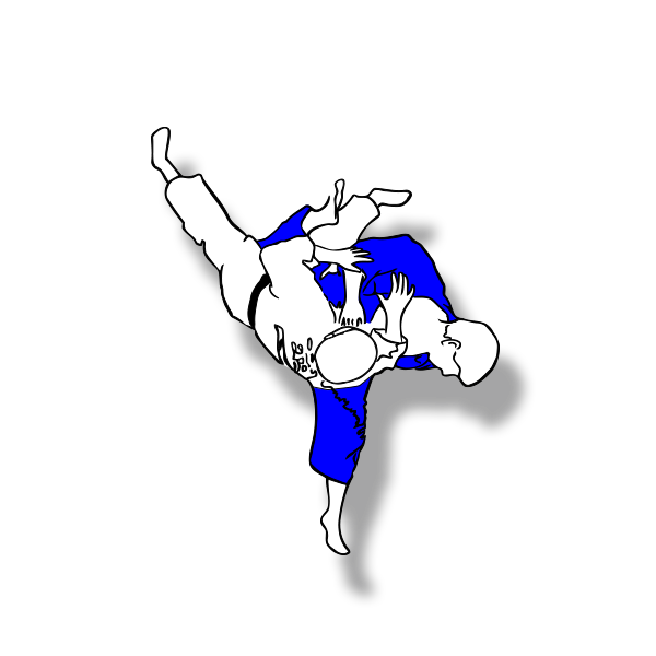 Judo Throw Illustration.png PNG Image