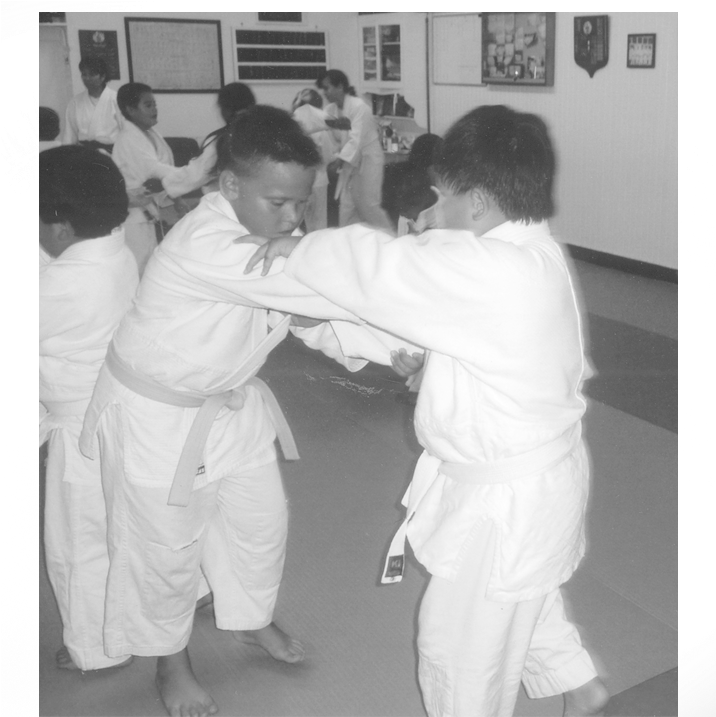 Judo Training Session Young Athletes PNG Image