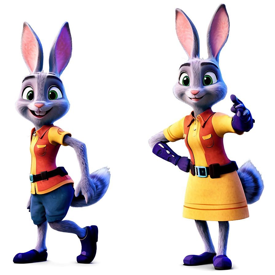 Judy Hopps Hero Pose Png 06242024 PNG Image